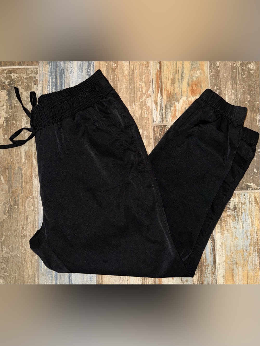 #0031 Women's HH Works by Healing Hands Jogger Scrub Pants - Black XL